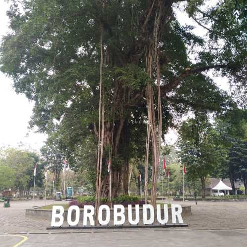 on the way to Borobudur