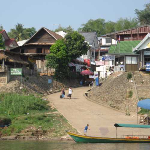 Laos-Thailand border at Houayxai (Mekong River)