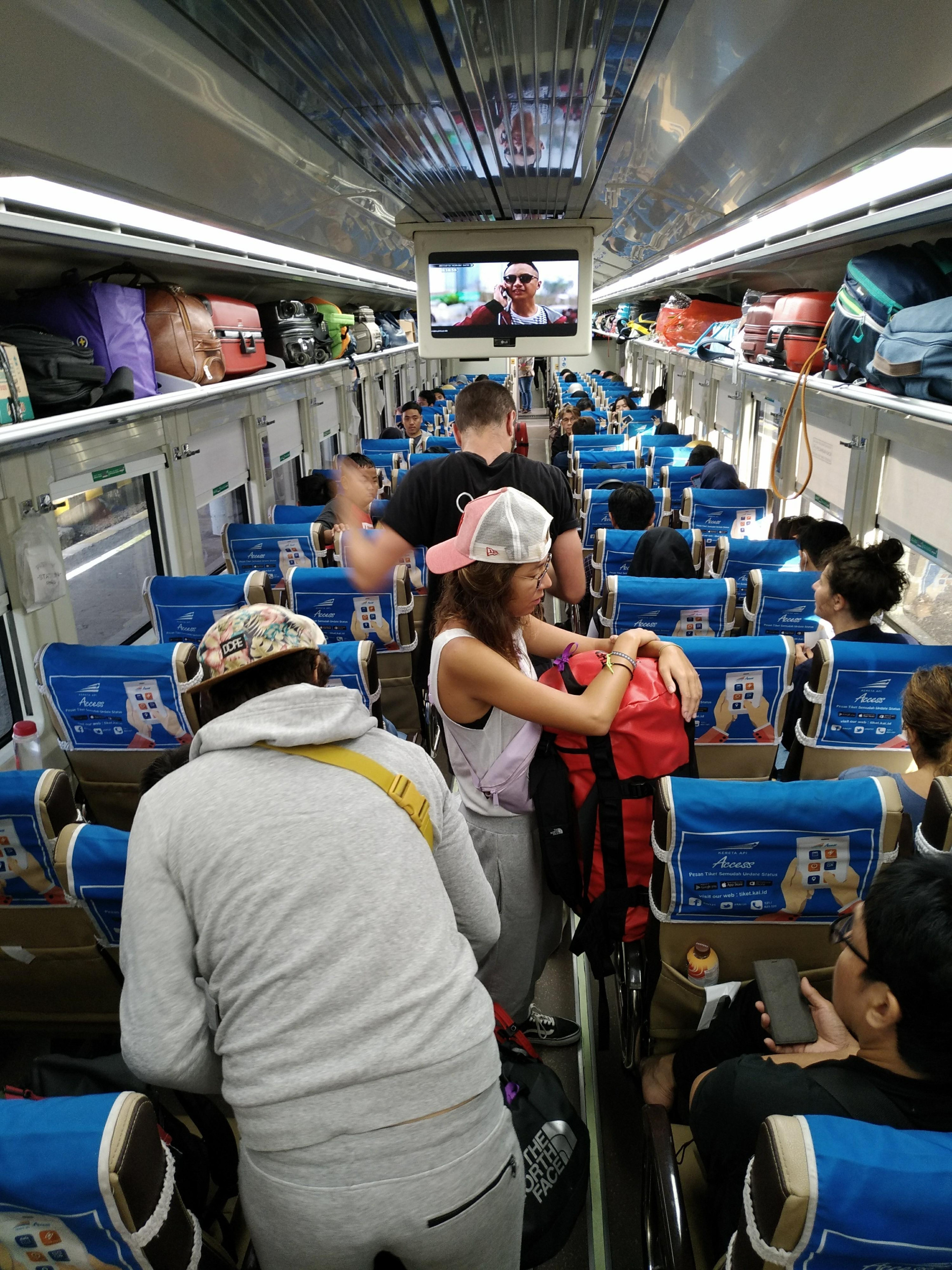 train from Yogyakarta to Surabaya (Indonesia)