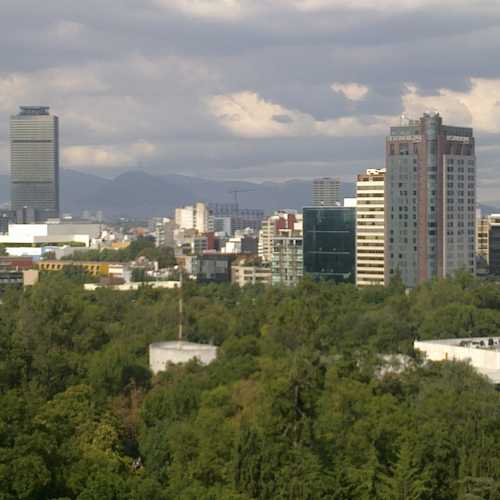 View from Mexico City from the Museo Nacional de Historia, Castillo de Chapultepec / Mexico City (Distrito Federal)