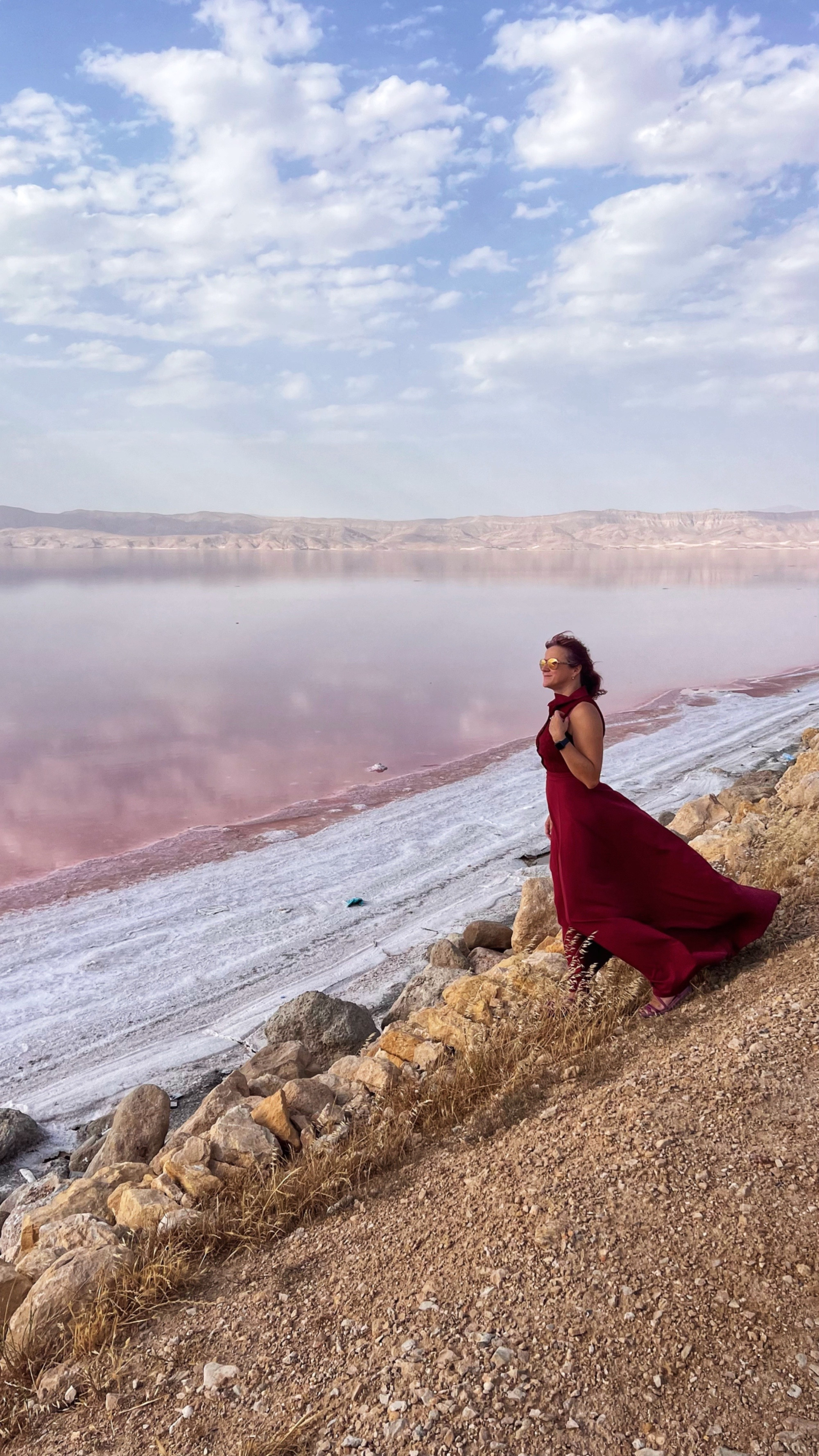 Солёное озеро около Шираза