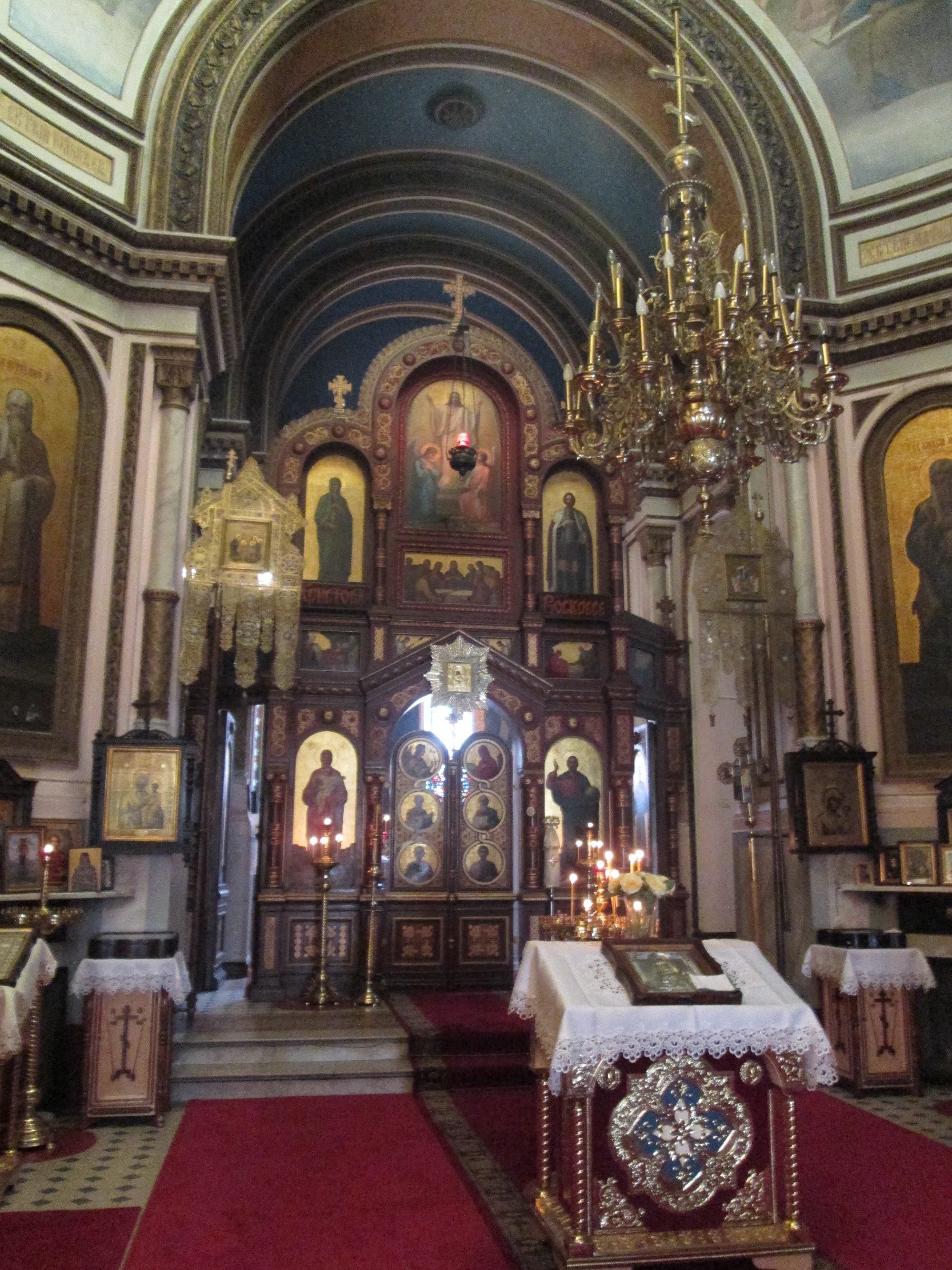 Лодзь. Иконостас собора Александра Невского