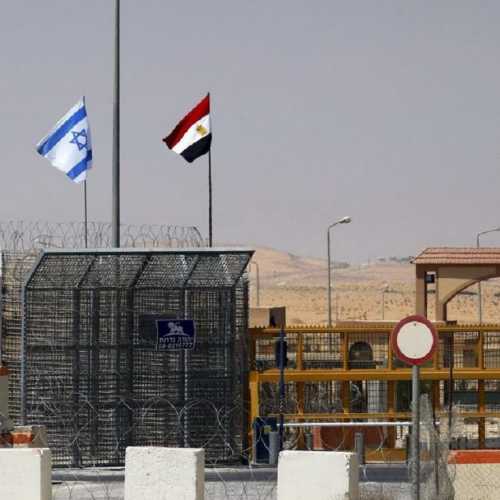 Израиль. Нетафим — пограничный пункт между Израилем и Египтом