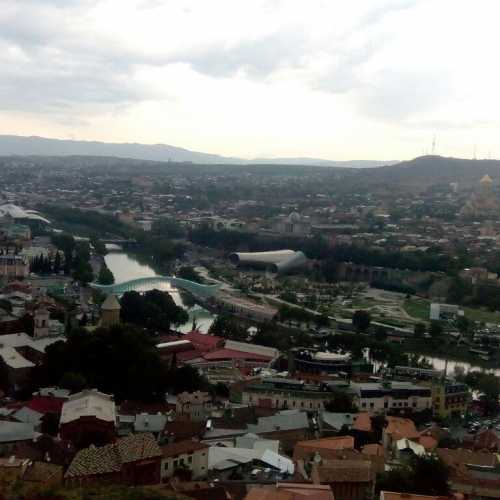 Вид на город. Тбилиси.
