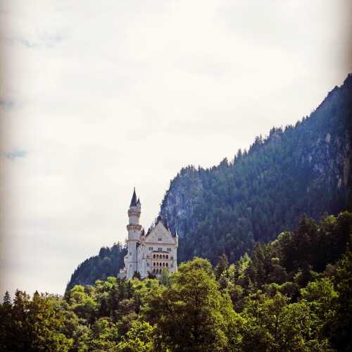 3 июля 2016 г., замок Нойшванштайн, Бавария, Германия