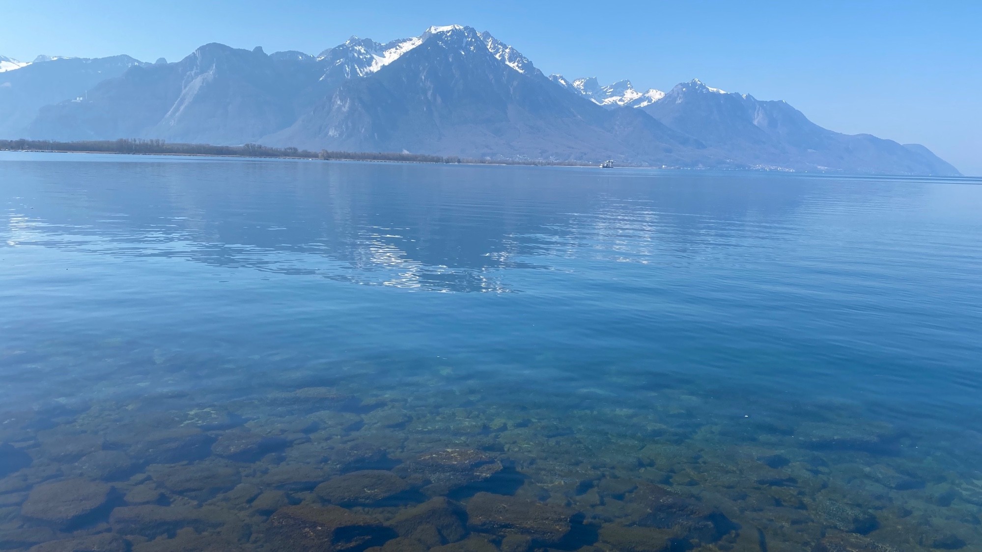 Lake Geneva from Montreux