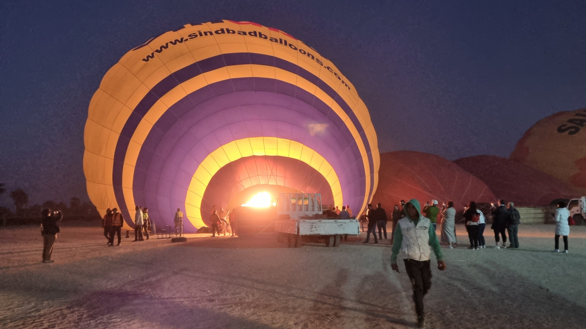 Hot air balloon at Luxor