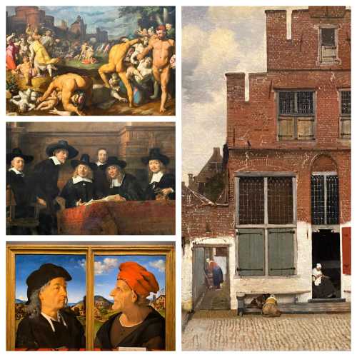 Paintings in the Rijks Museum