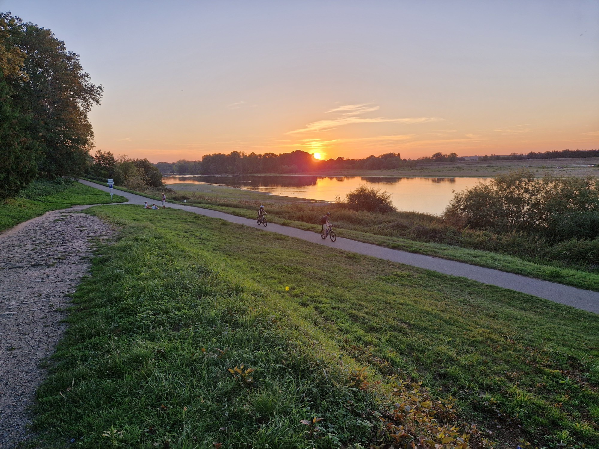 Loire River sunset