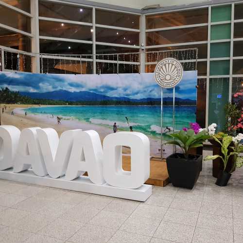 Davao — welcome at the airport