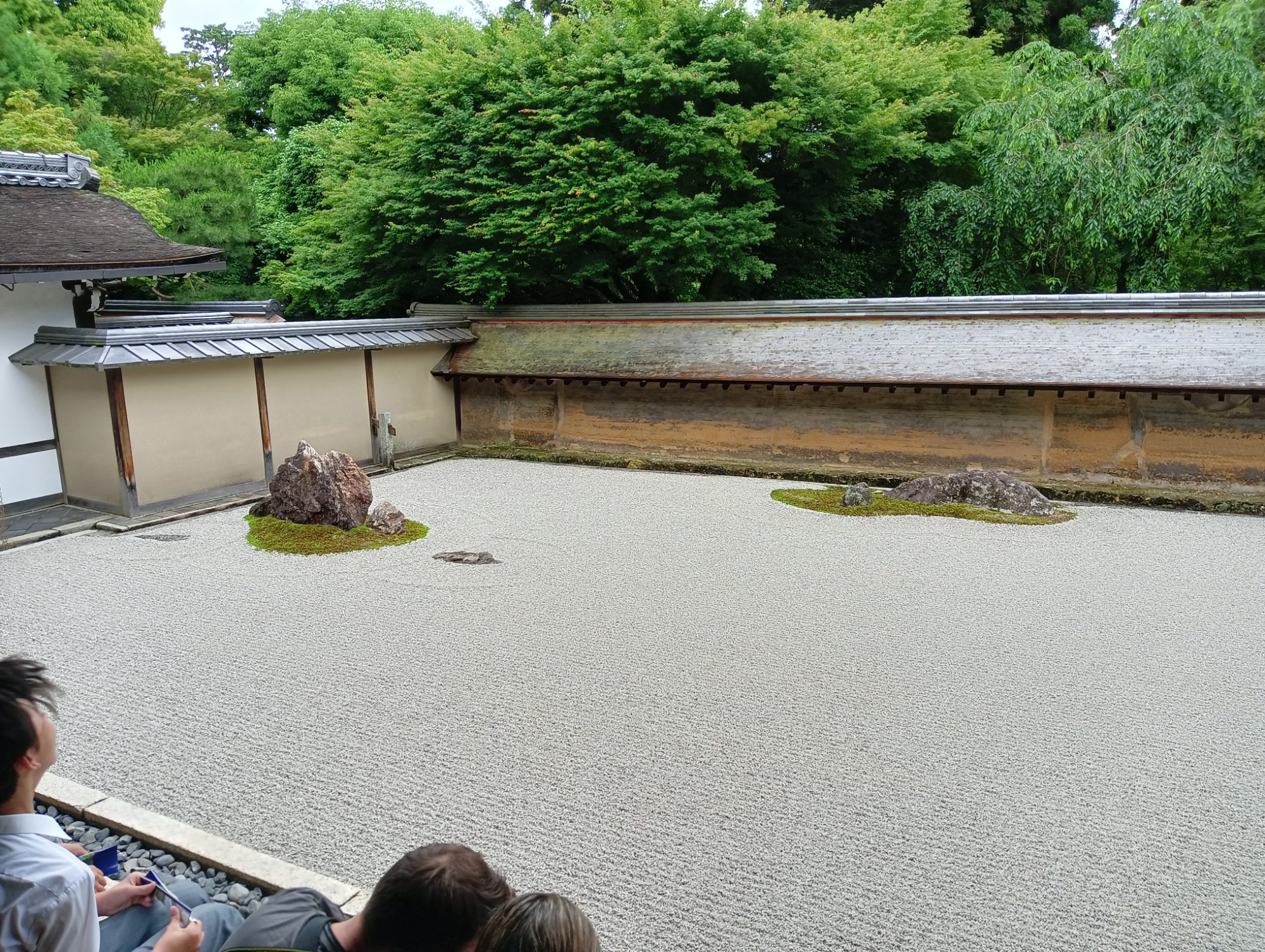 Rock Garden at Ryoanji Zen temple
