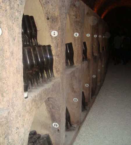 Vintage Dom Pérignon cellar