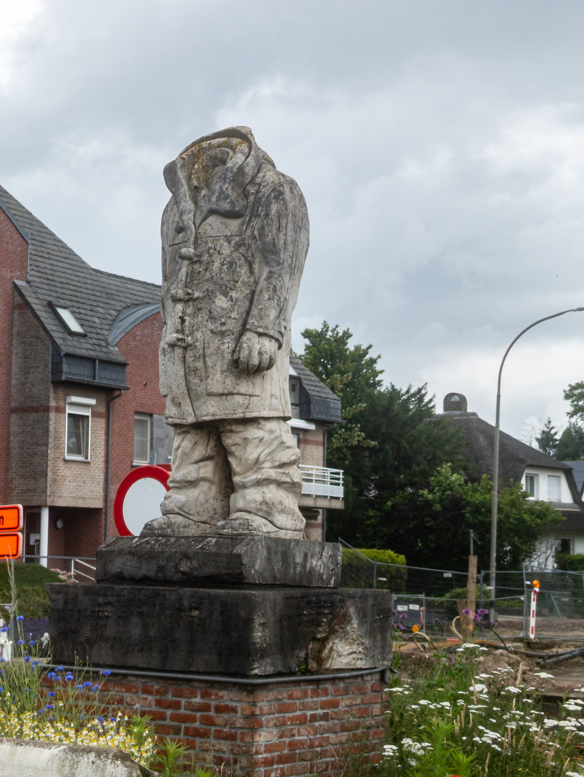 Duffel Coat Statue, Belgium