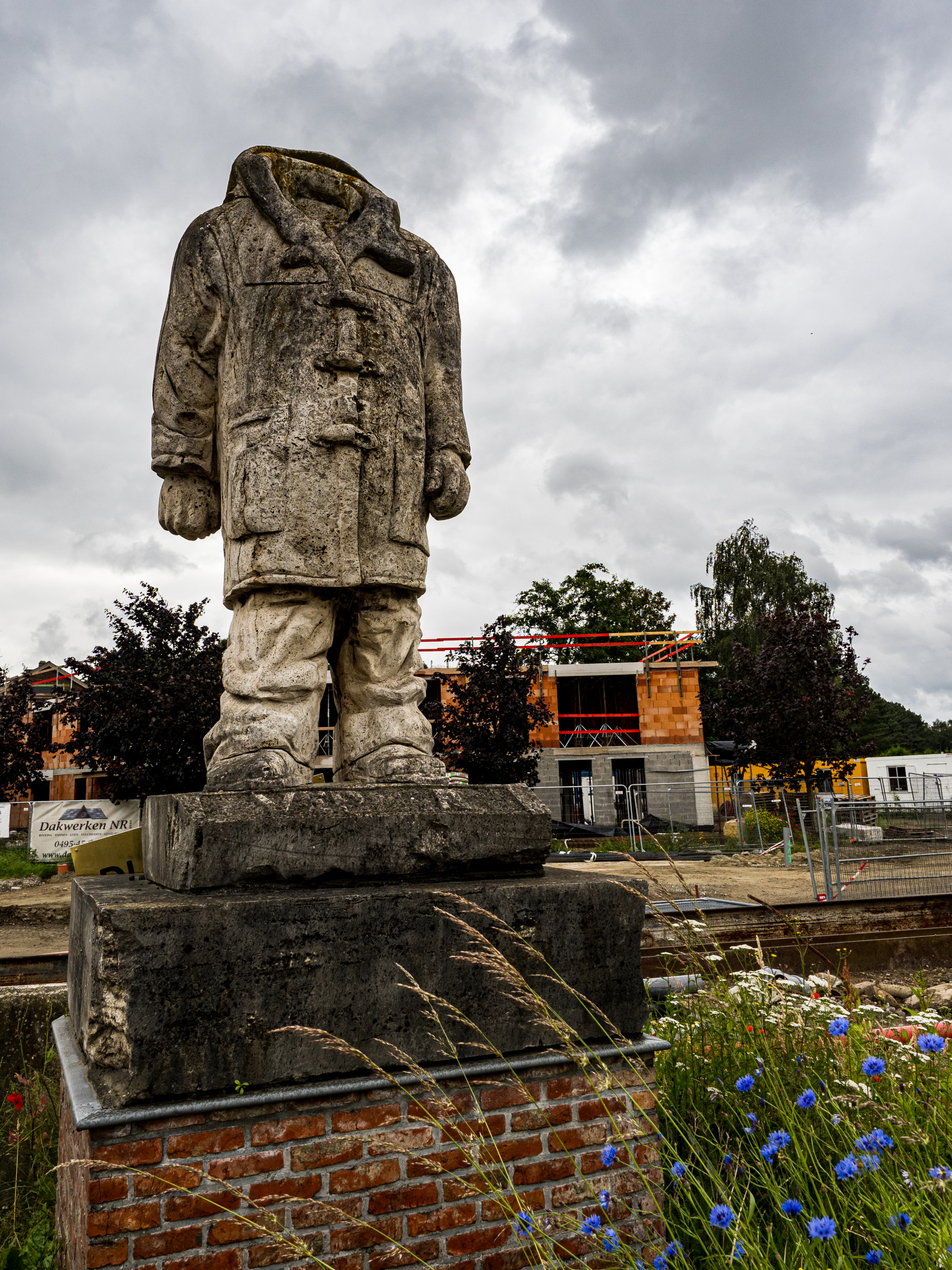 Duffel Coat Statue, Belgium