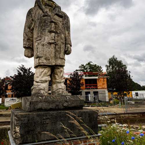 Duffel Coat Statue, Belgium