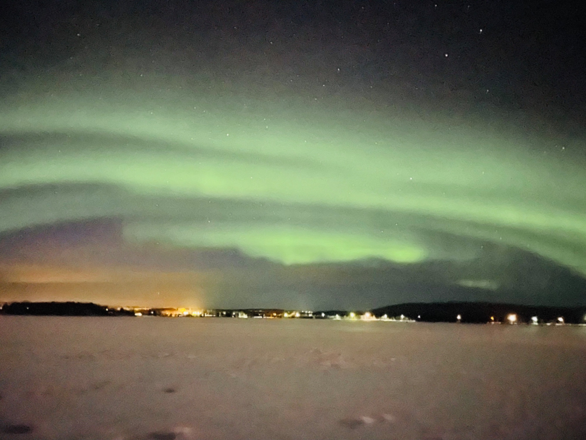 Aurora boralis in Lapland 