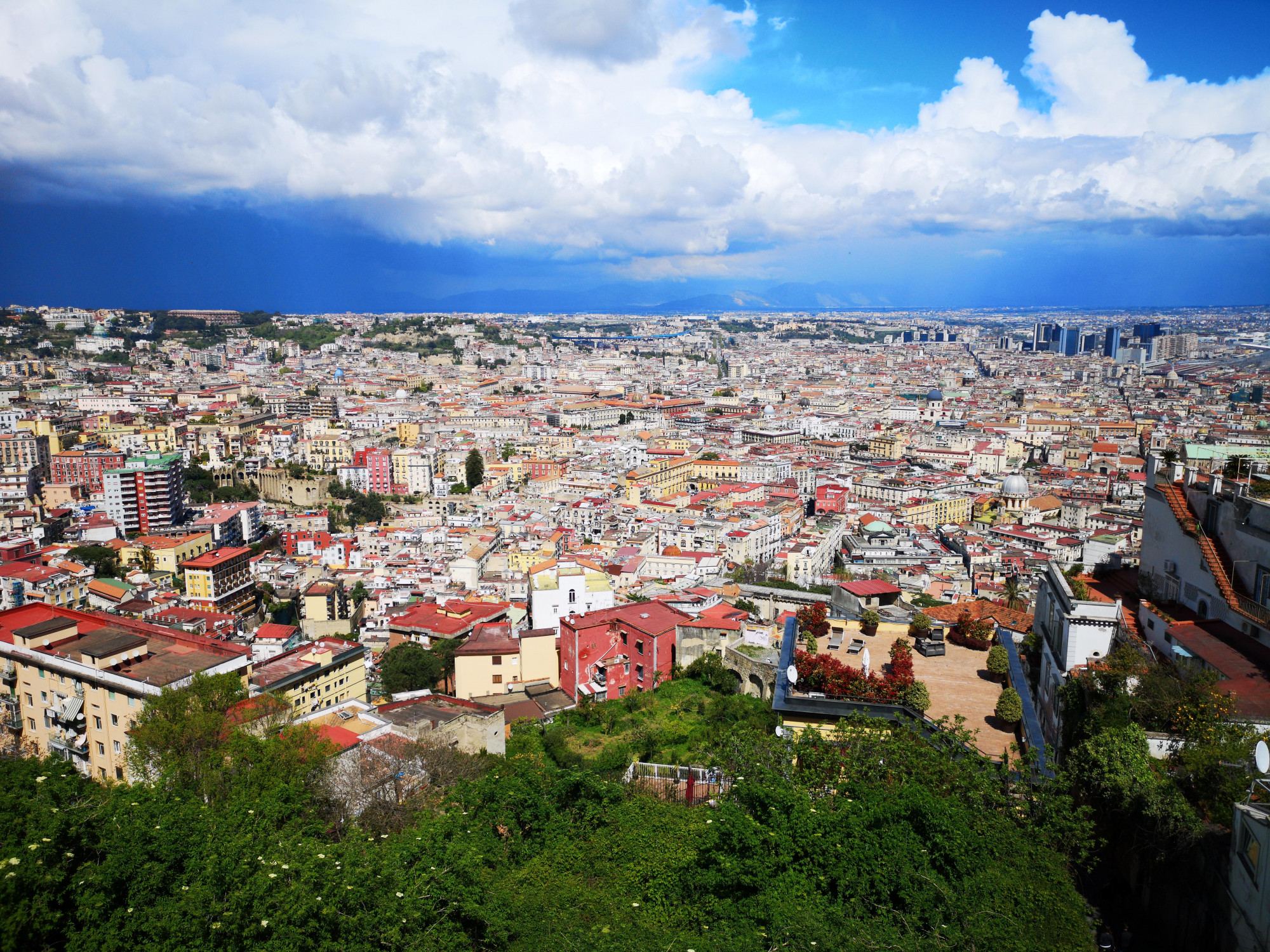 Landscape over Naples