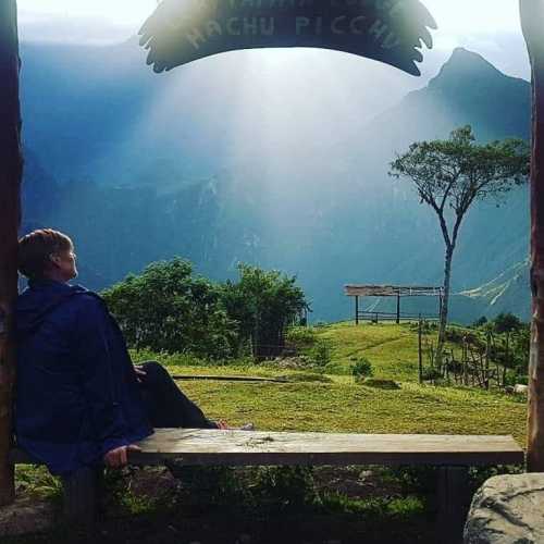 Overlooking Machu Picchu, Peru