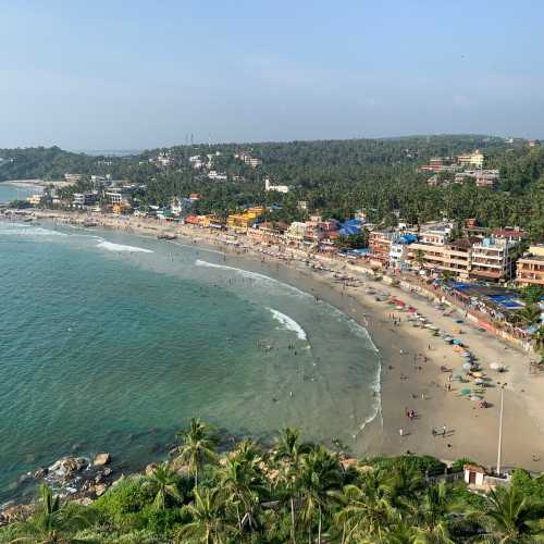 View of Kovalam from lighthouse 