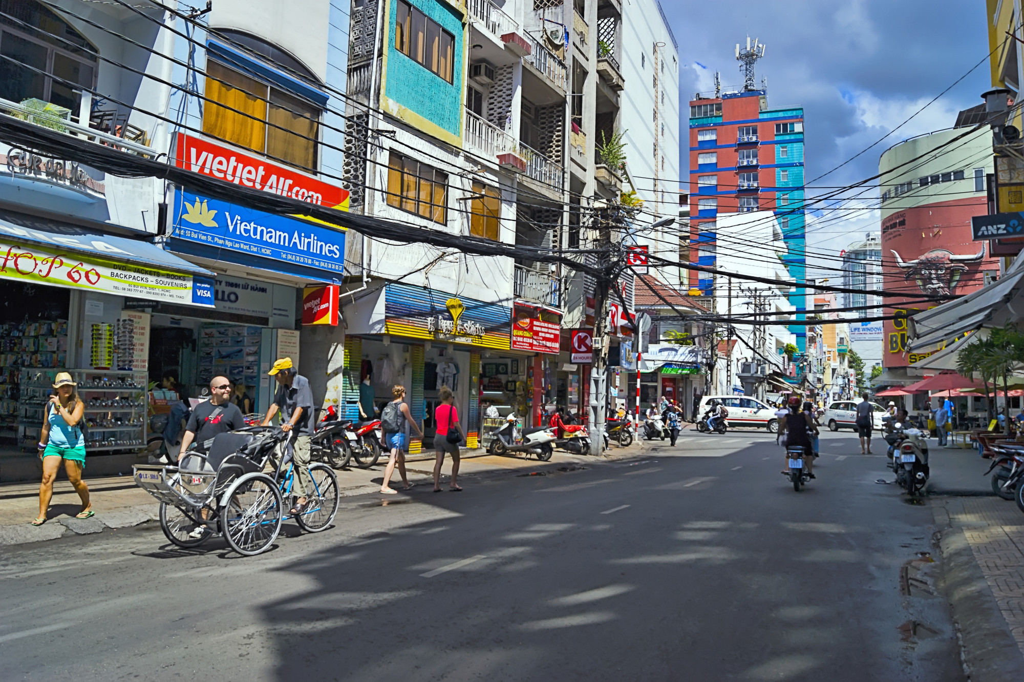 Пешеходная улица Буй Вьен.