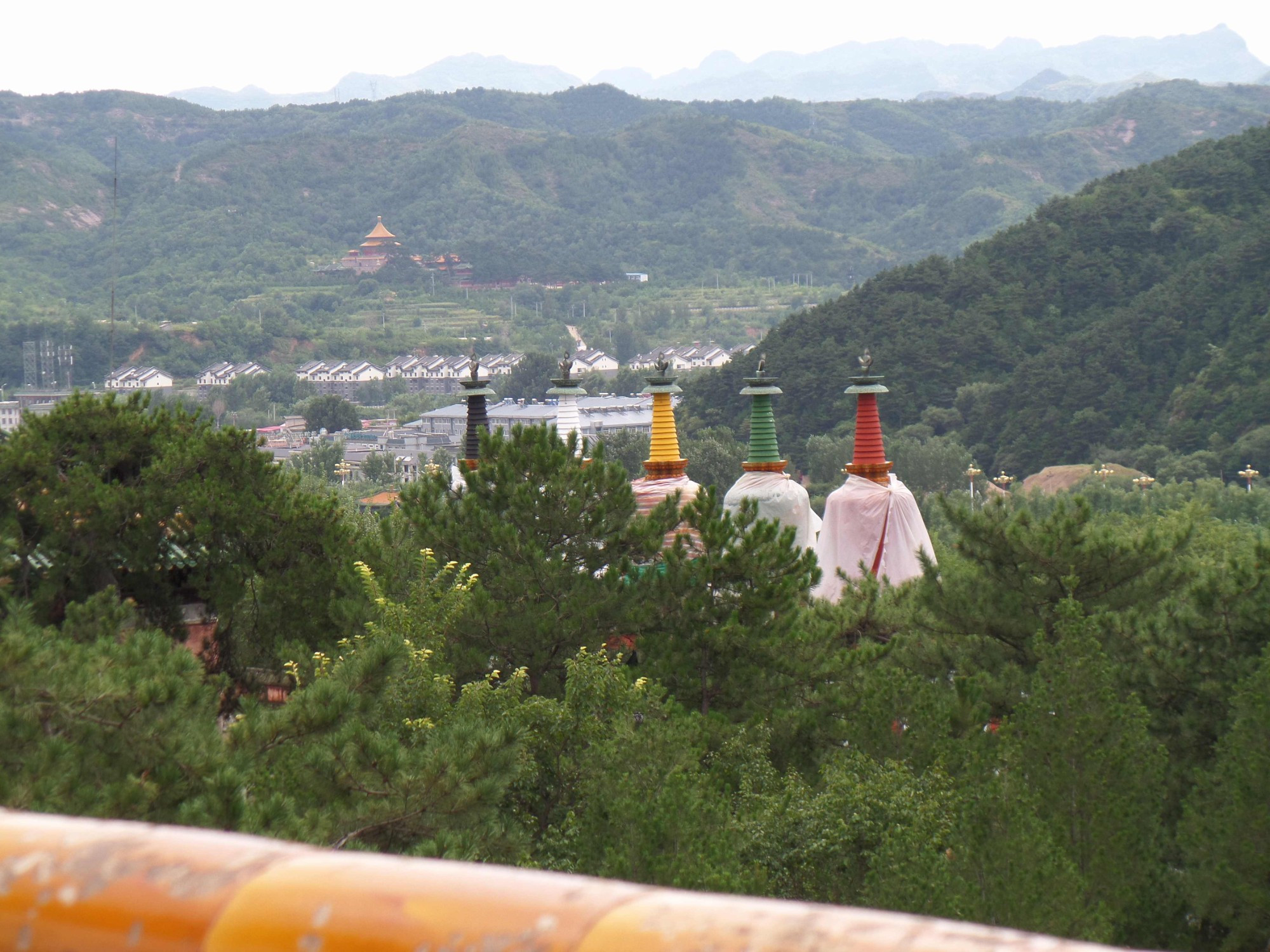 Stupas as seen from Potalaka Temple
