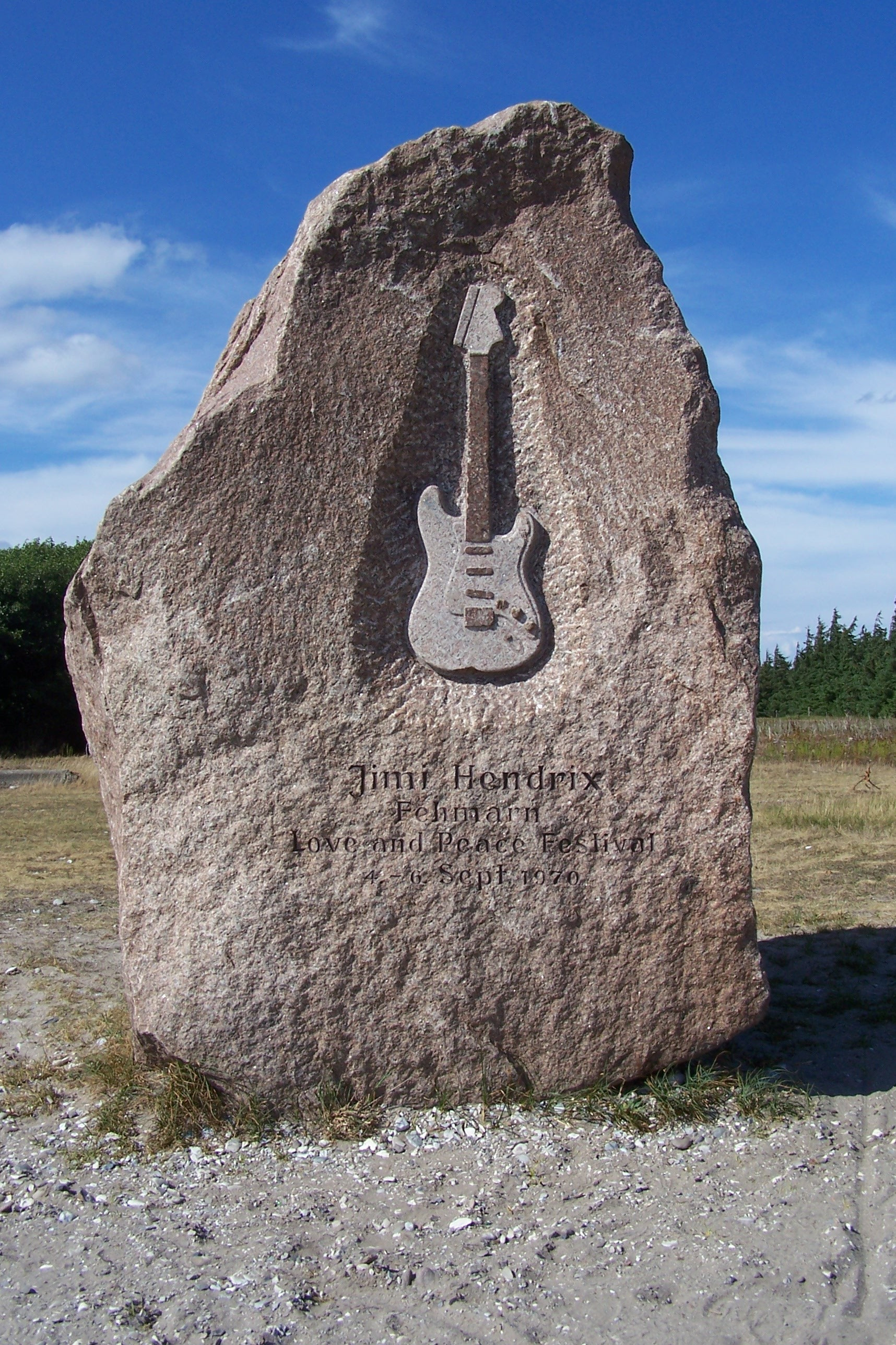 Jimi Hendrix Memorial Stone, Германия