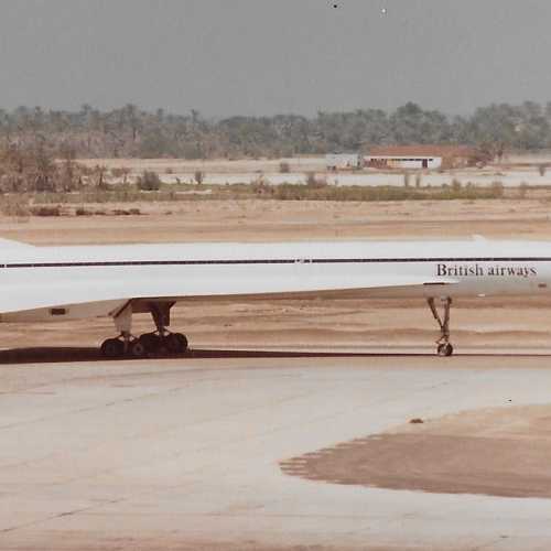 Concorde in Manama Airport 1980