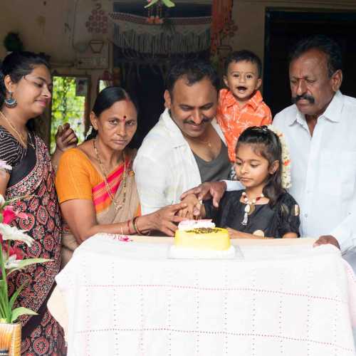 my birthday celebration with family