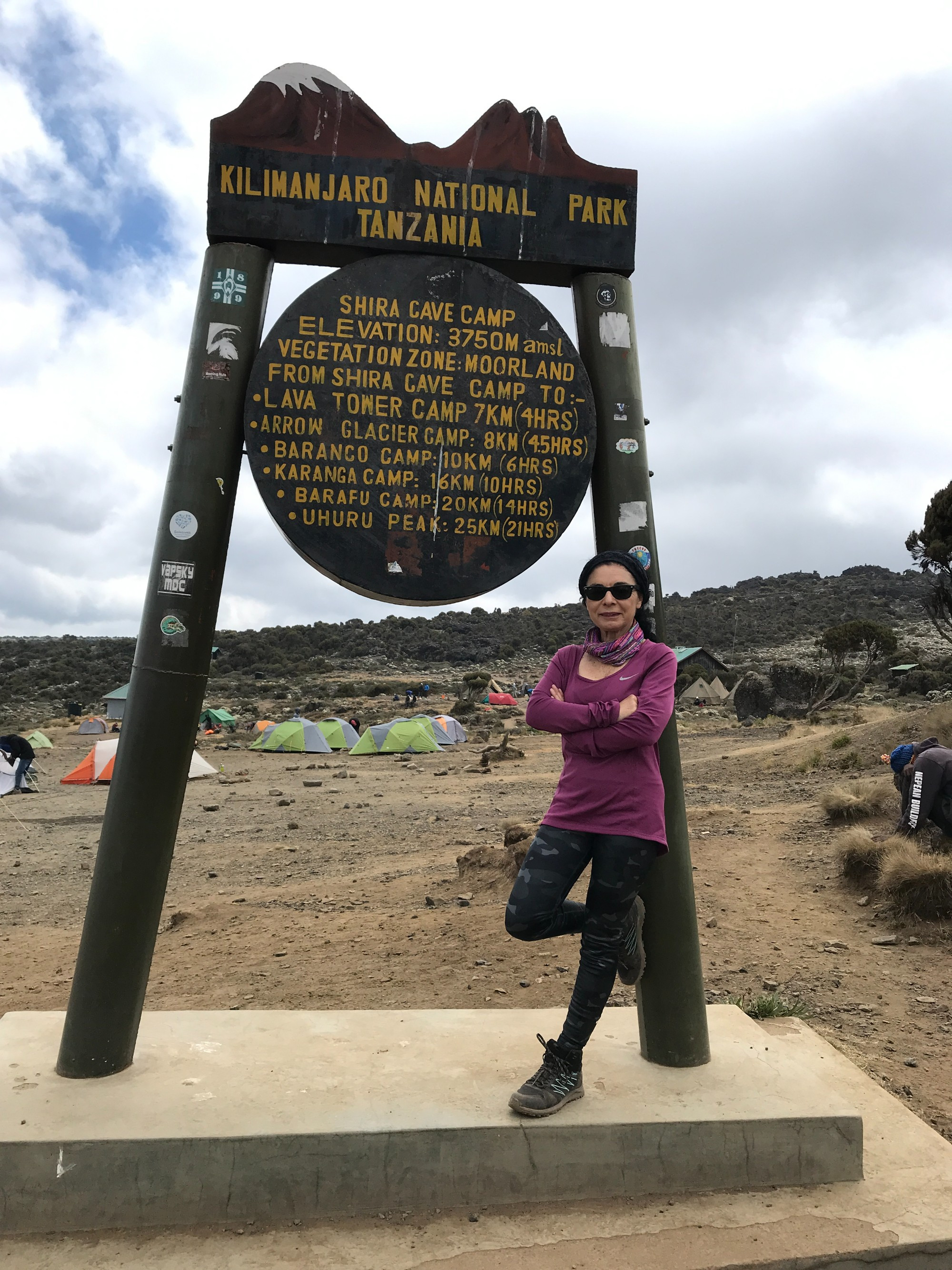 TANZANIA — MT KILIMANJARO — SHIRA CAVE CAMP 3.750m