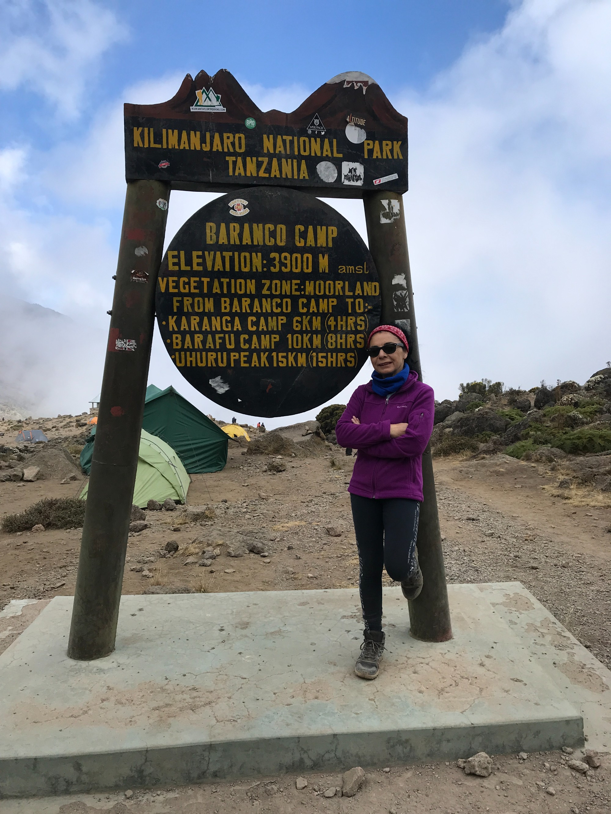 TANZANIA — KILIMANJARO — BARANCO CAMP (ELEVATION 3900m)