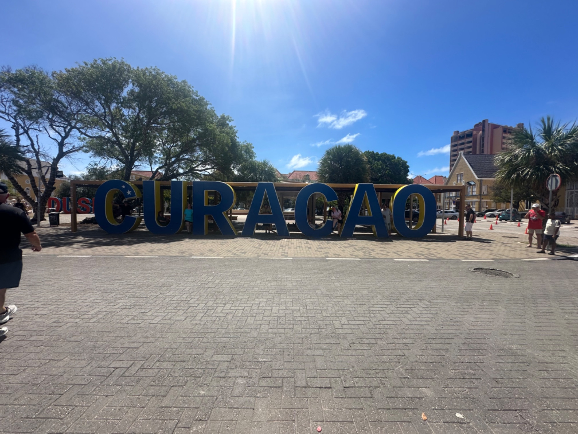 Curacao sign, Netherlands Antilles