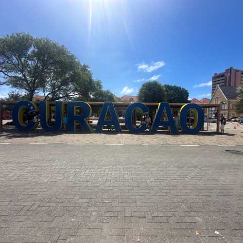 Curacao sign, Netherlands Antilles