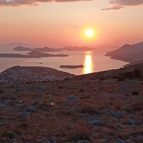 Sunset from Dubrovnik (nr Cable Car top)