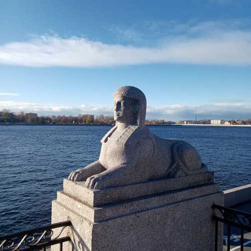 Sphinx on Sverdlovskaya embankment