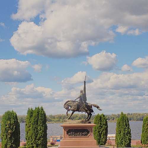 The monument to Prince Zasekin, Russia