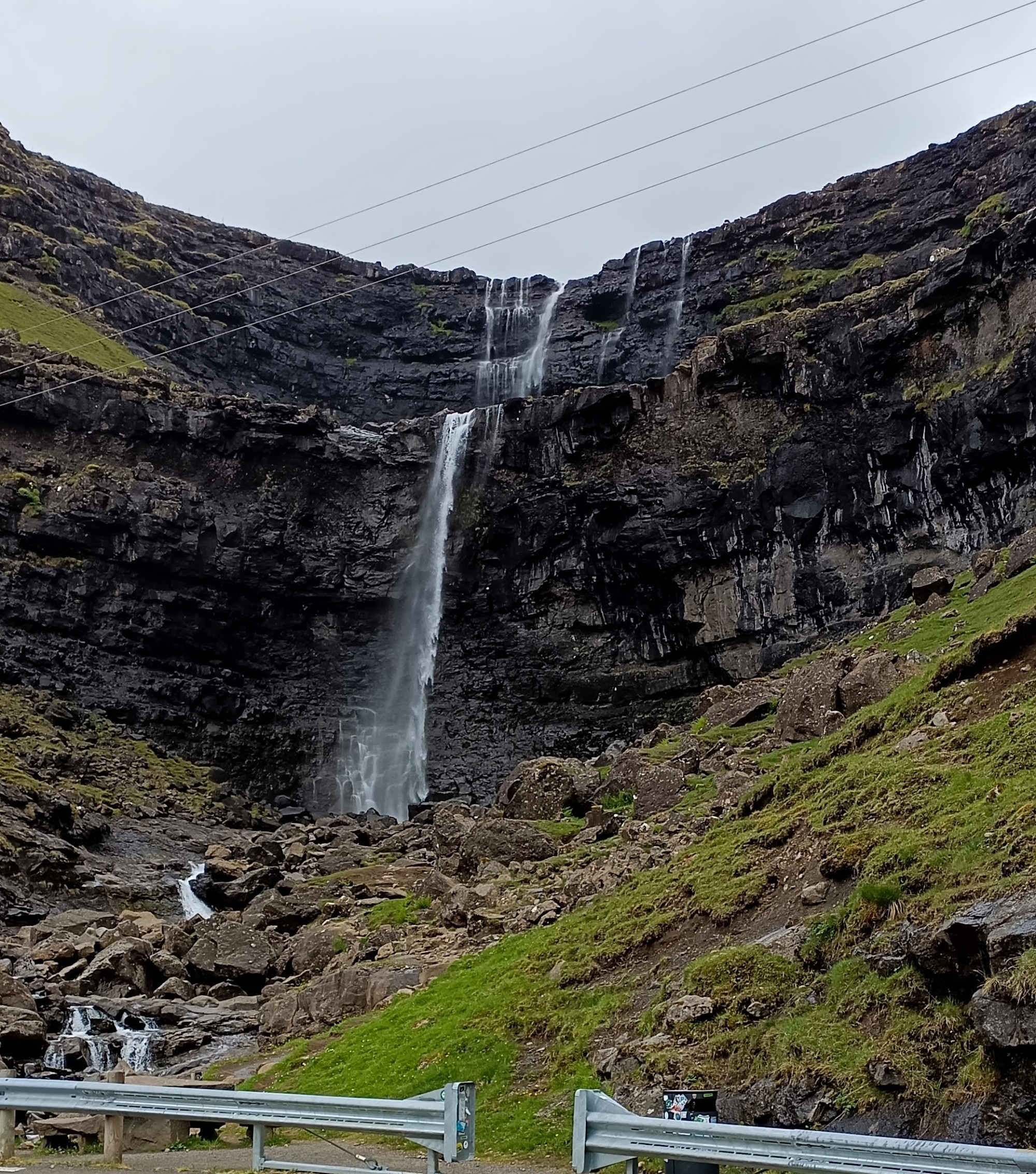 Fossá Waterfall, Фарерские о-ва