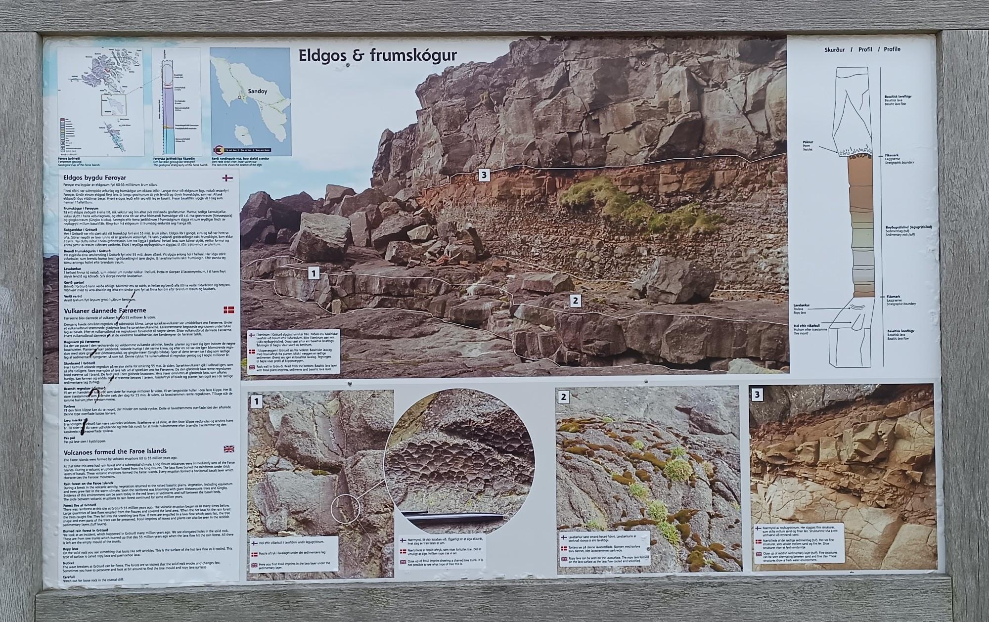 Eldgos rock formations, Faroe Islands