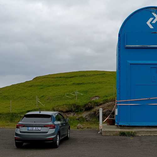 Biggest blue Mailbox, Faroe Islands