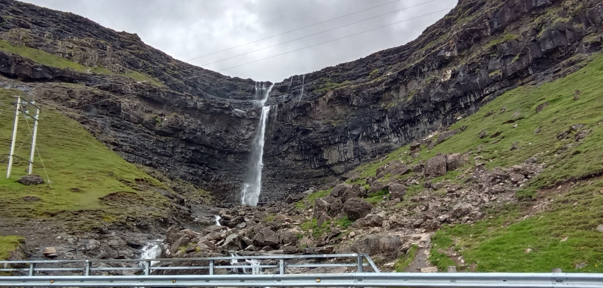 Fossá Waterfall, Фарерские о-ва