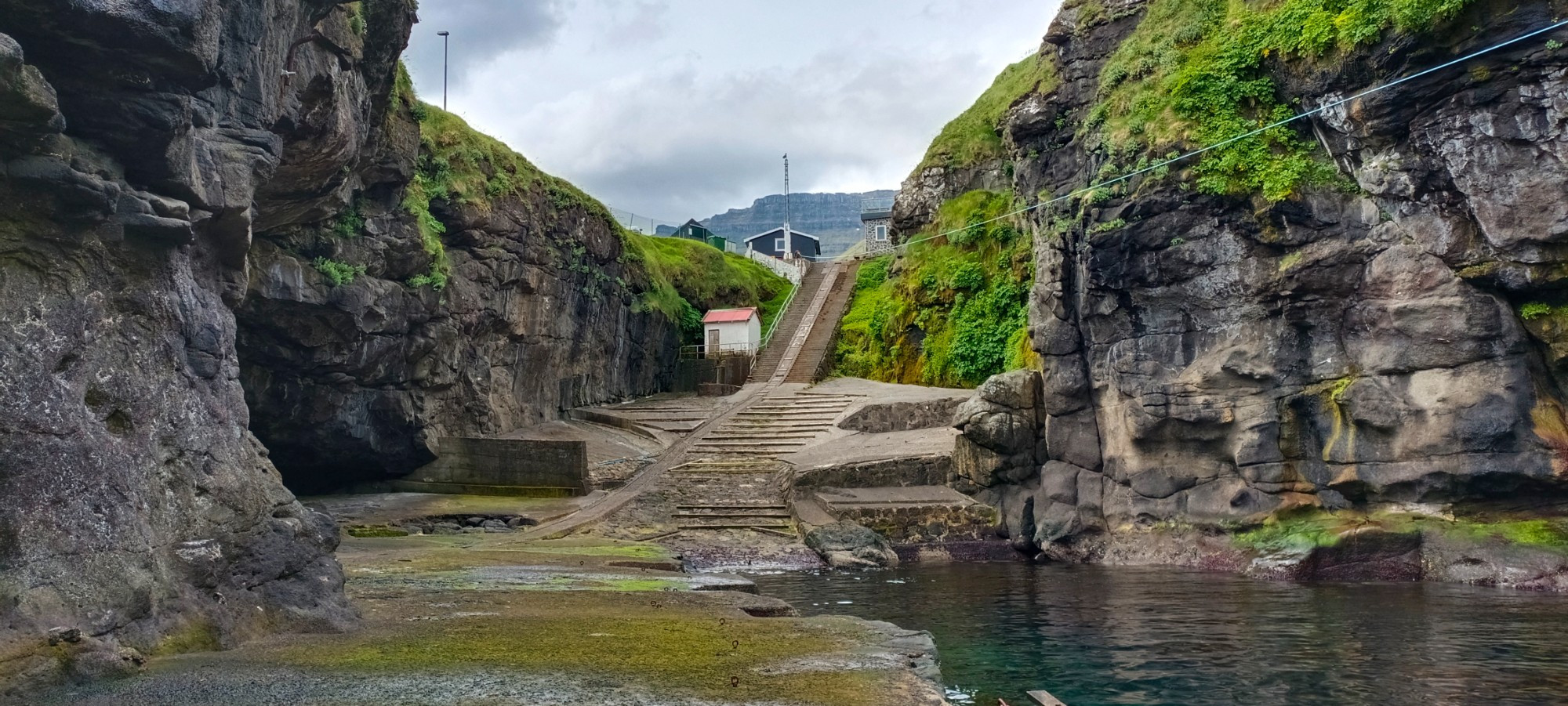 Gjogv Natural Harbour, Faroe Islands