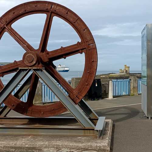 Cable Tram Wheel, Isle of Man