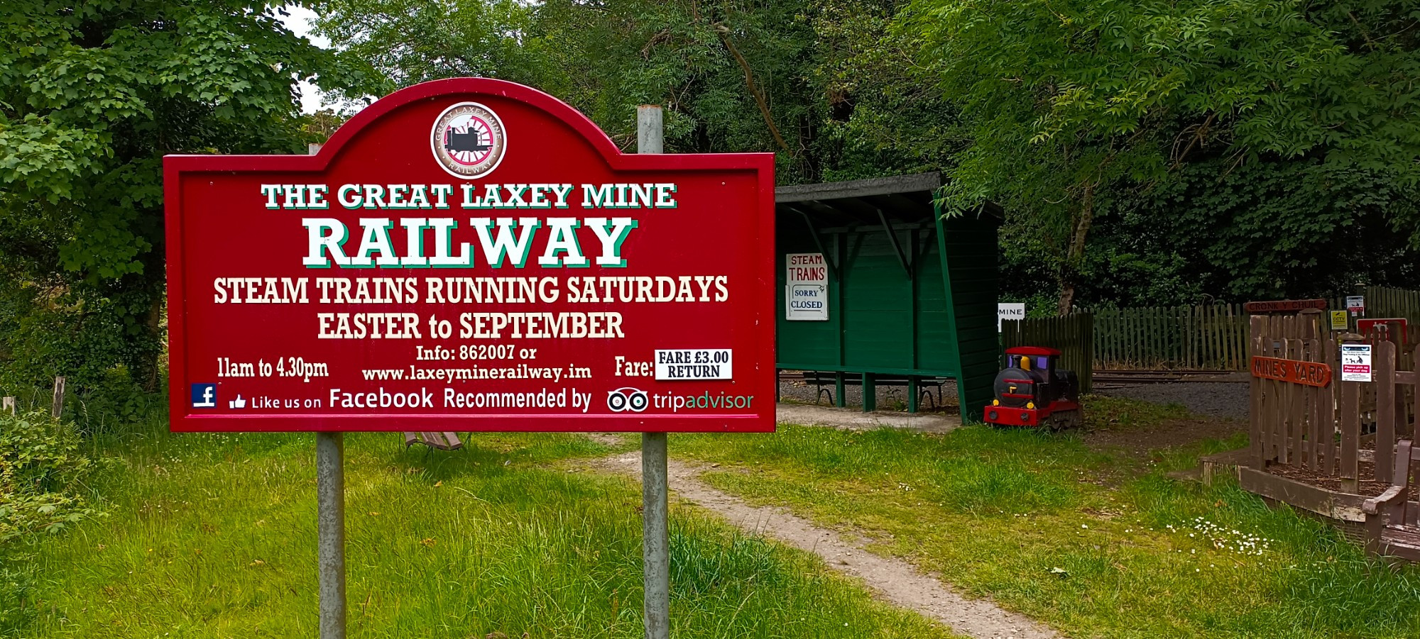 The Great Laxey Mine Railway, Isle of Man