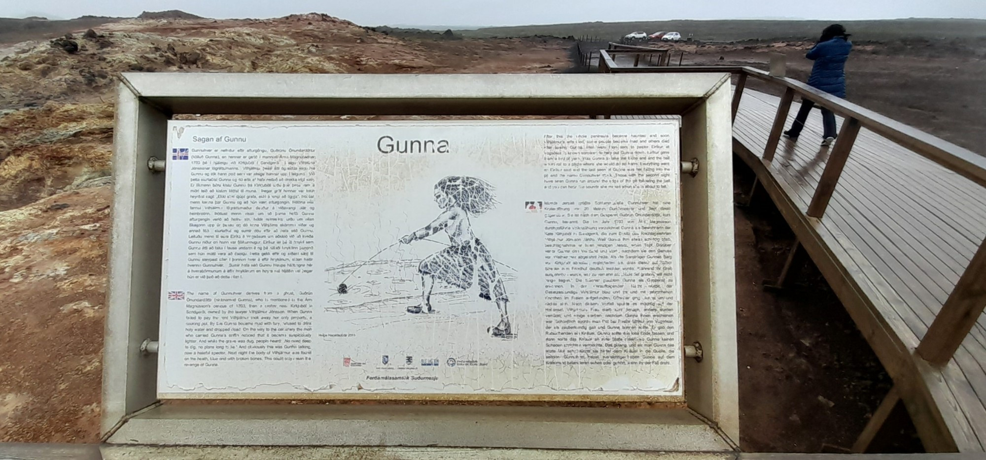 Gunnuhver - fumarole, Iceland