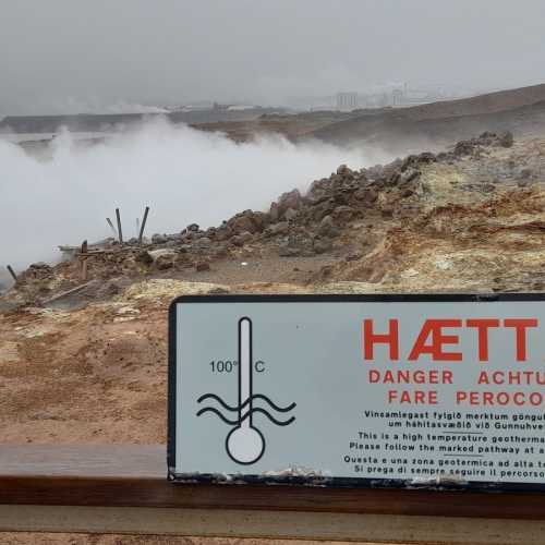 Gunnuhver - fumarole, Iceland