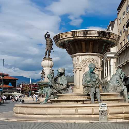 Fountain Olympia - Mother of Alexander III, Северная Македония