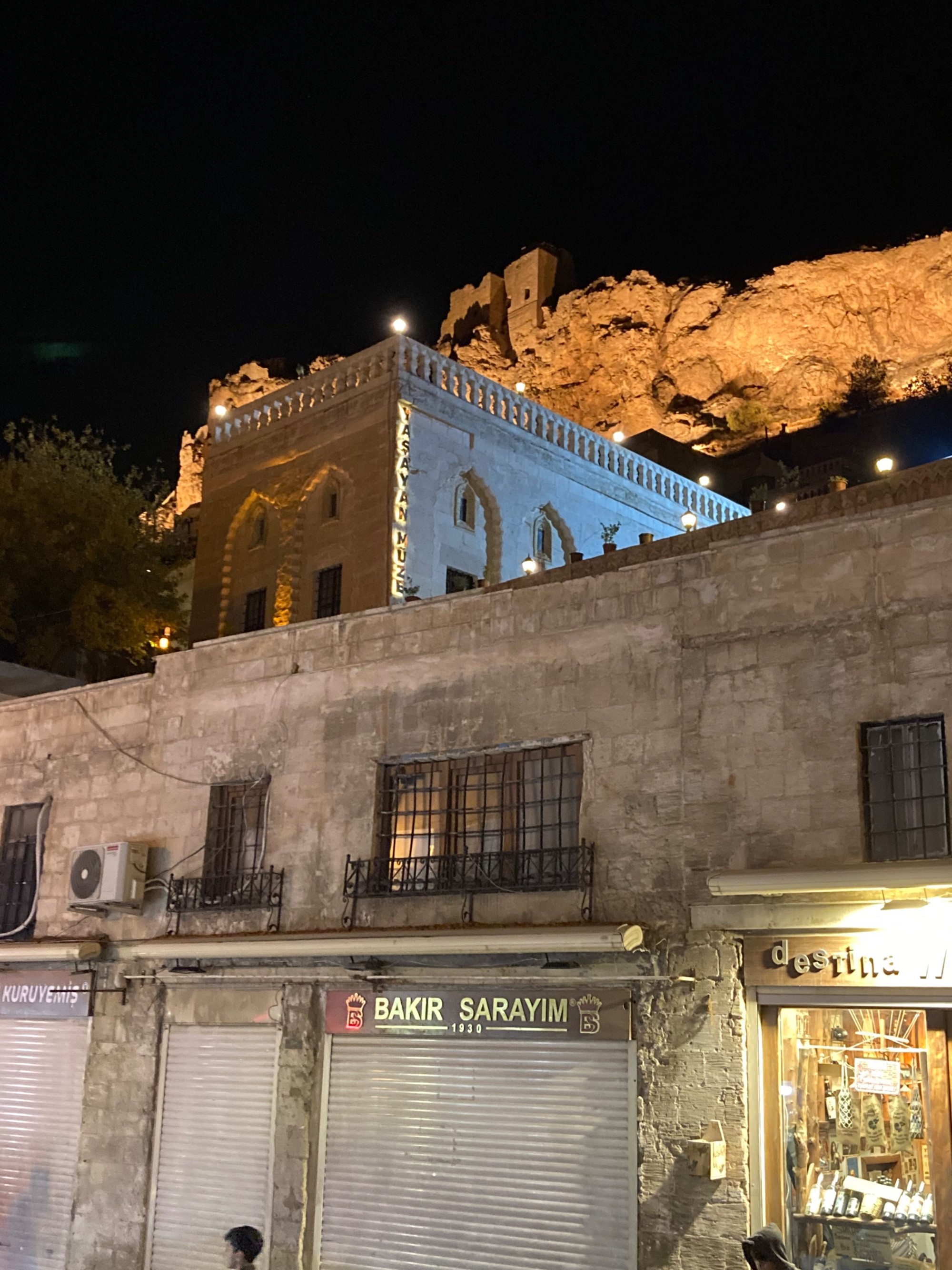 Views of old city are charming at night 