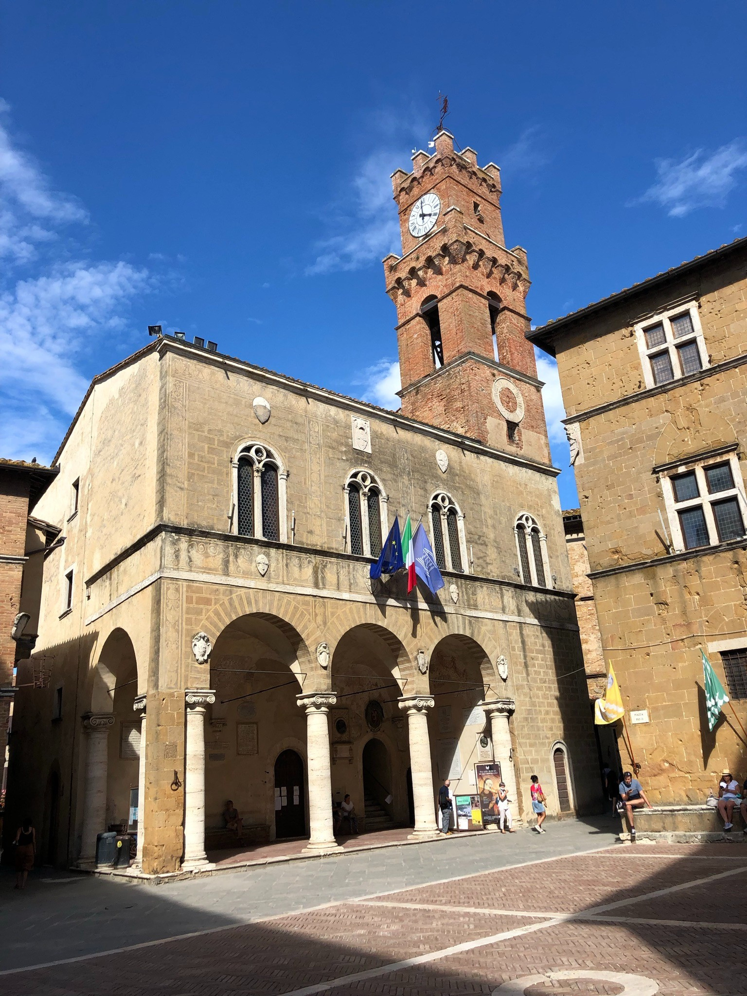 Piazza Pio II, Italy