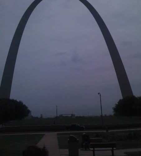 At Louis arch