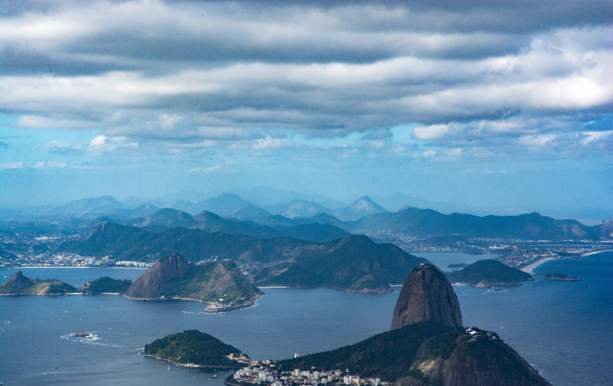 Rio de Janeiro, View from Platform at Cristo Redentor