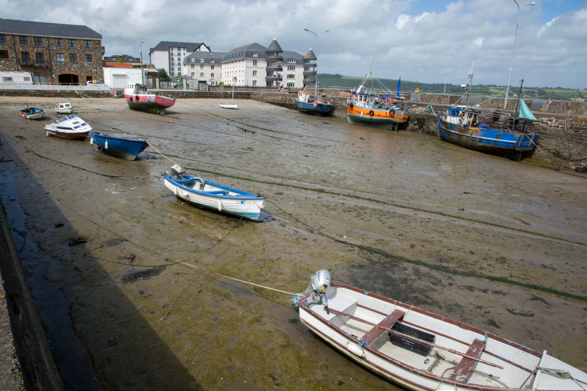 Youghal Harbor at low tide